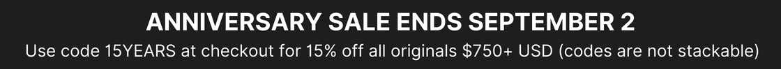 Final Week to Save 15% with code 15YEARS