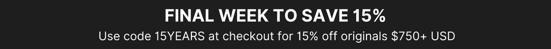 Final Week to Save 15% With Code 15YEARS