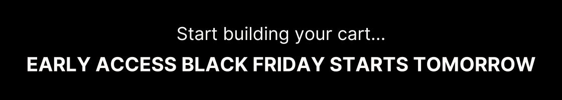 Black Friday Starts Tomorrow