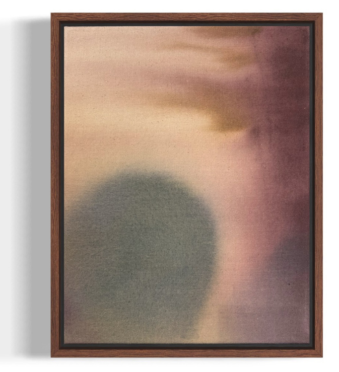 abstract painting in muted colors