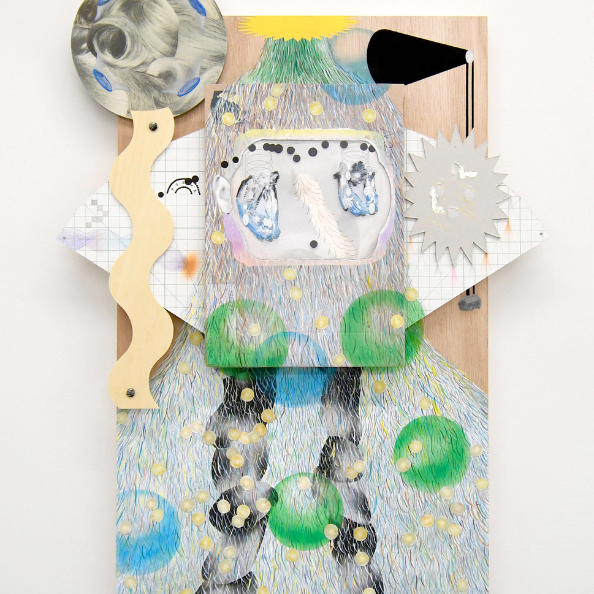 abstract wall sculpture