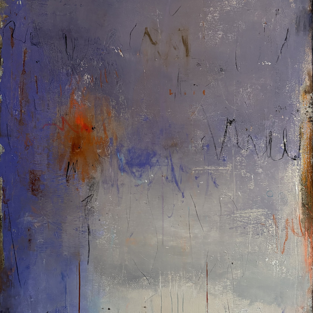 abstract blue painting