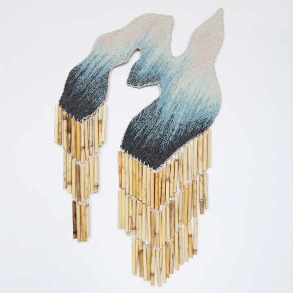 wall sculpture in mixed media
