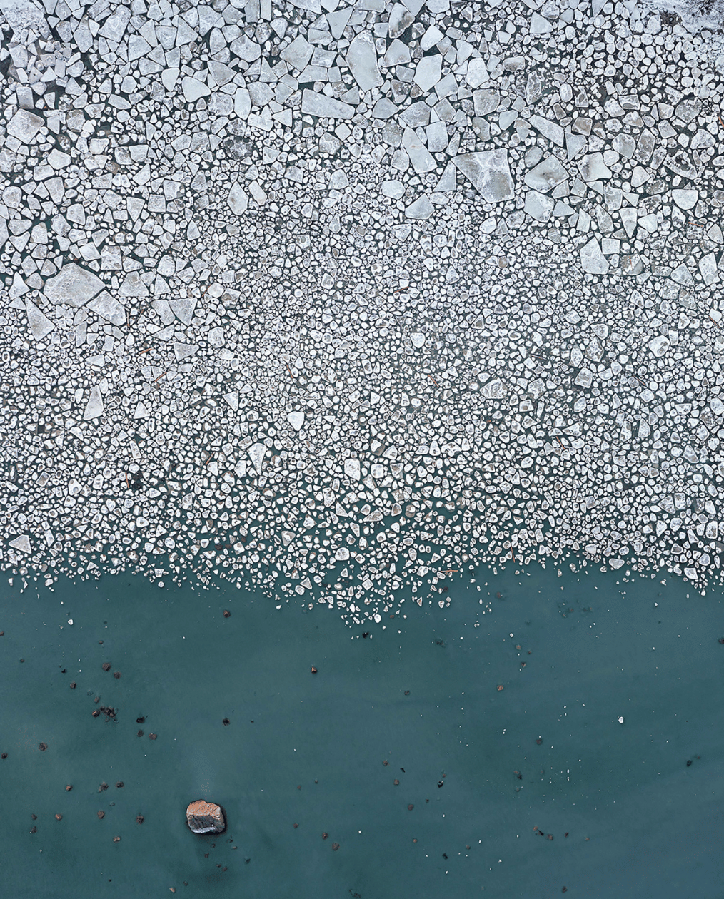 Aerial view landscape art