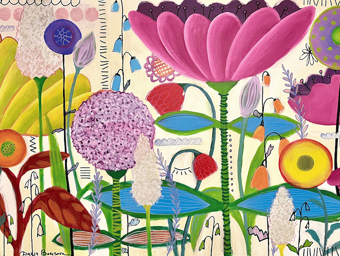 painting of flowers