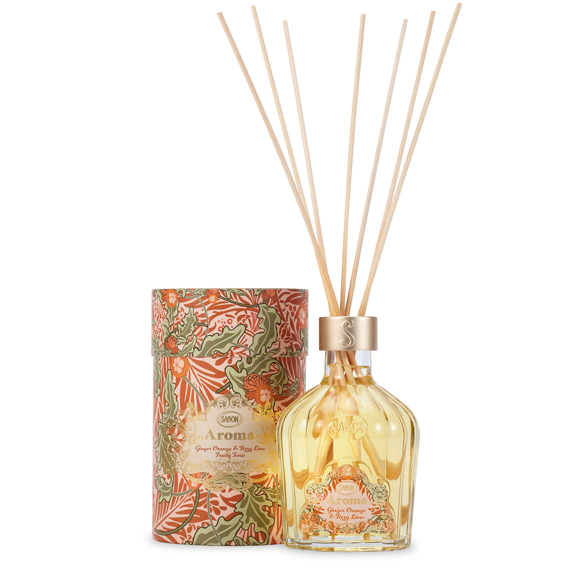 Image of Aroma Reed Diffuser Ginger Orange & Fizzy Lime 245mL
