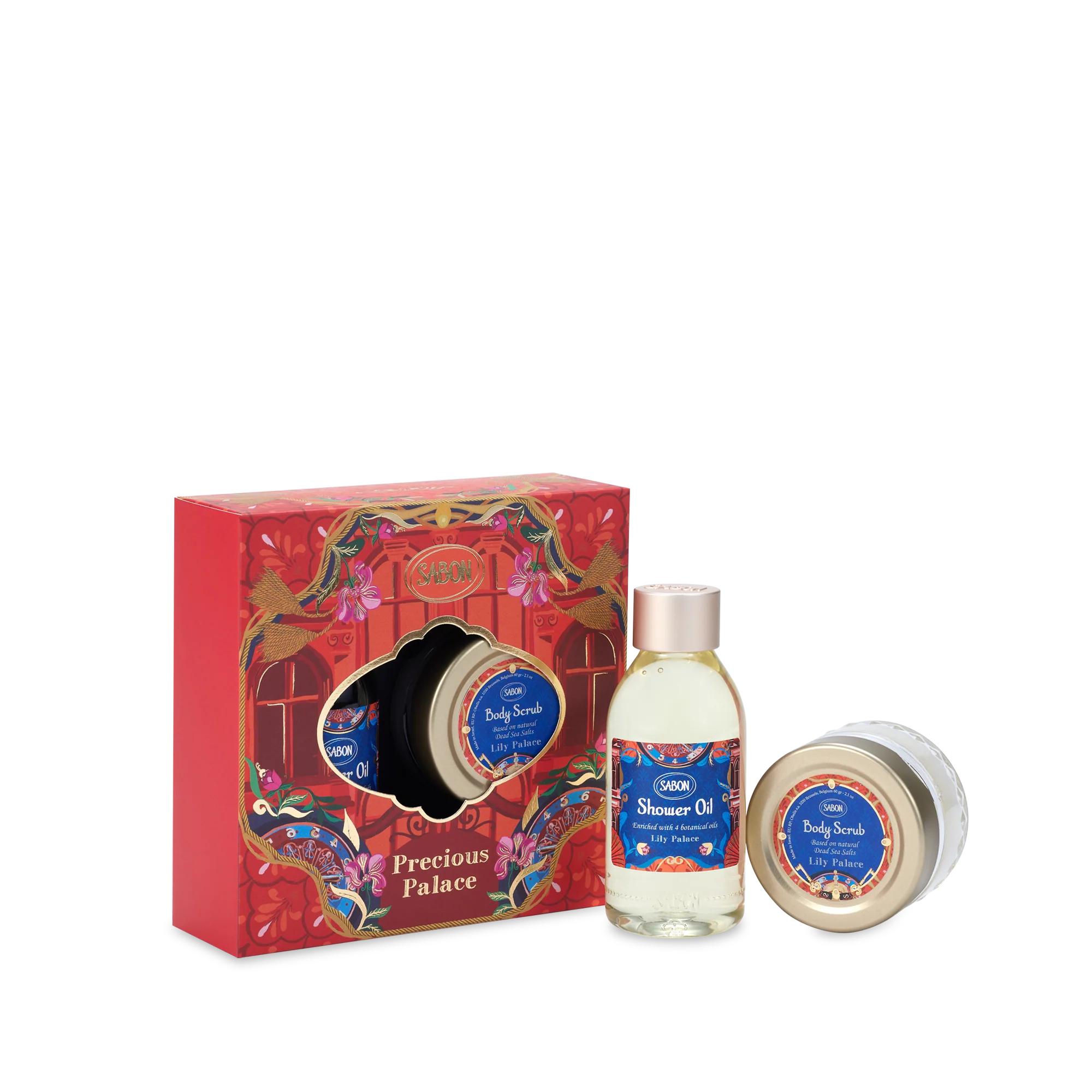Image of Shower Oil & Body Scrub - Lily Palace Kit