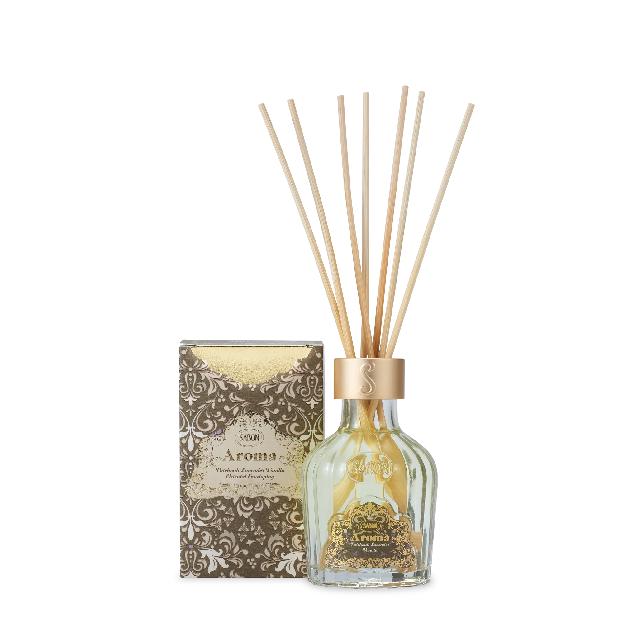 Image of Mini Aroma Reed Diffuser Patchouli Lavender Vanilla 100mL
