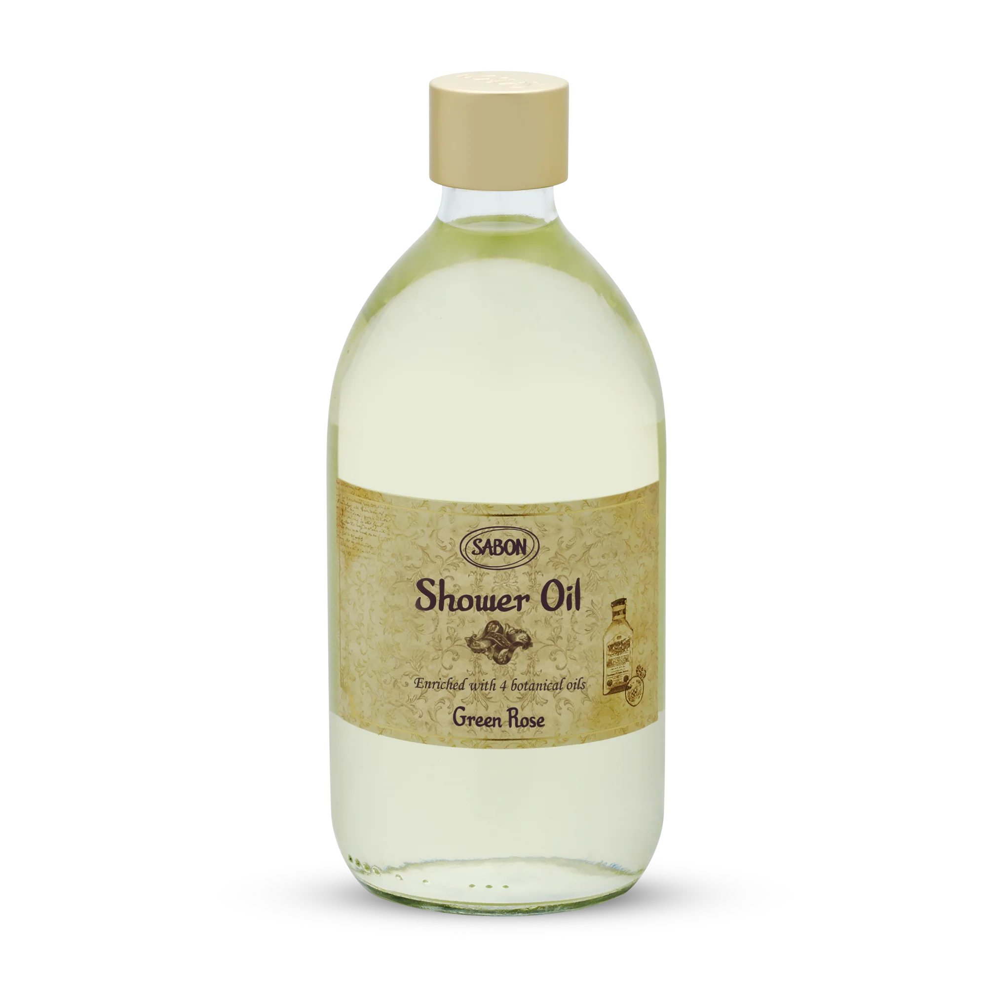 Image of Shower Oil Green Rose 17.5 oz (500mL)