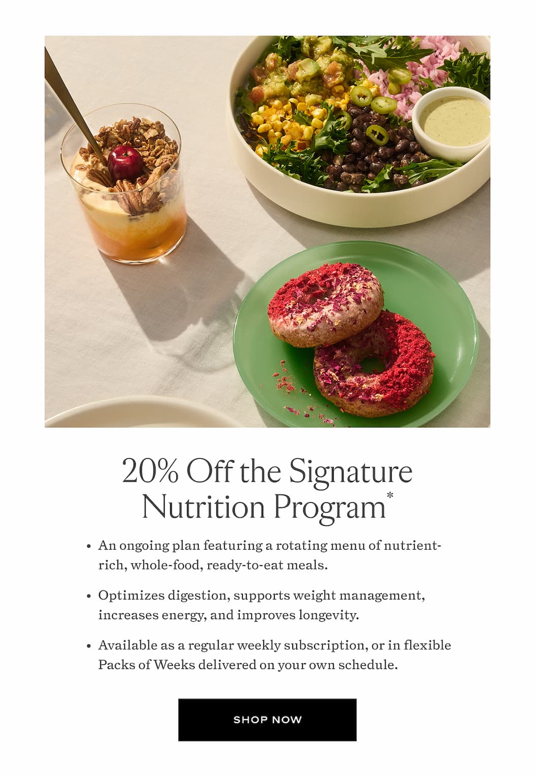 20% off Signature Nutrition Program