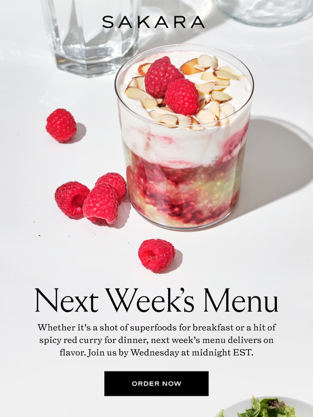 Next Week's Menu is here!
