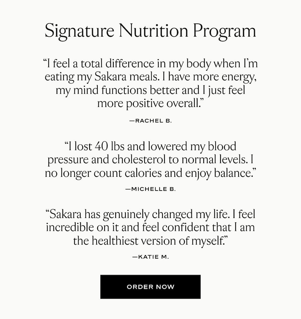 Signature Nutrition Program