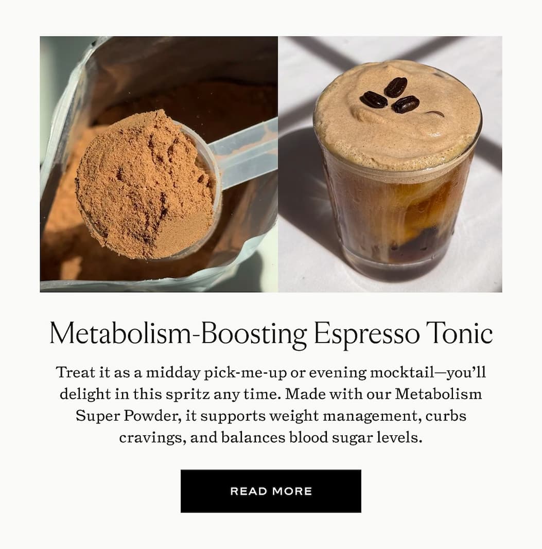 Meteabolism-Boosting Espresso Tonic