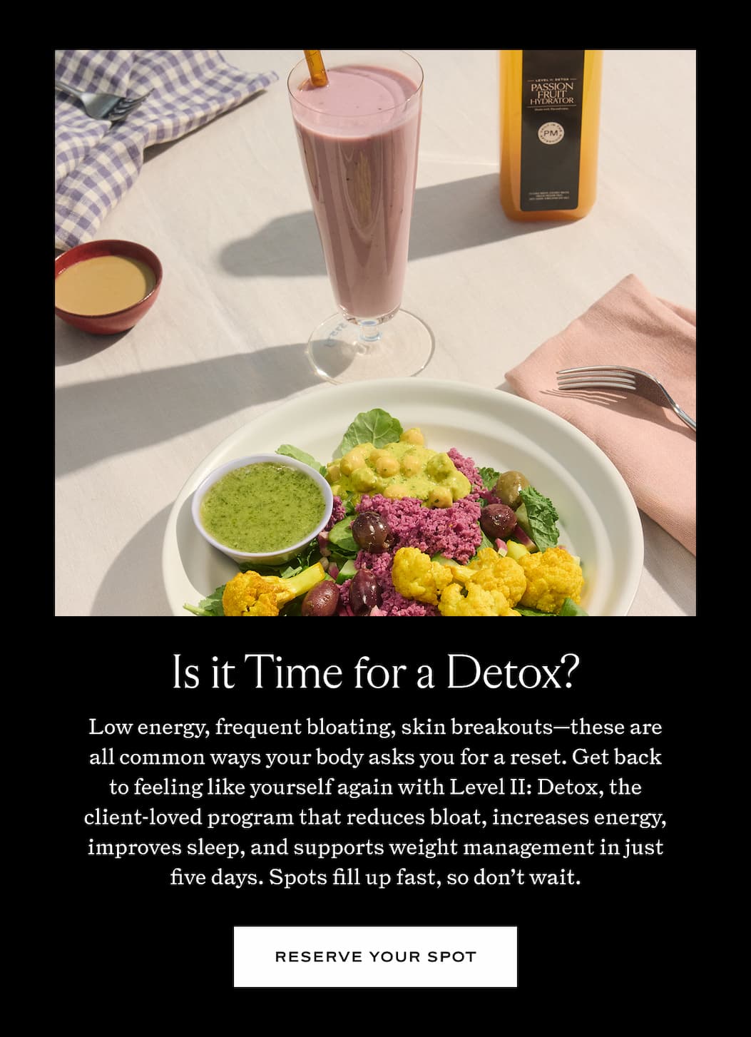 Is it time for a detox?