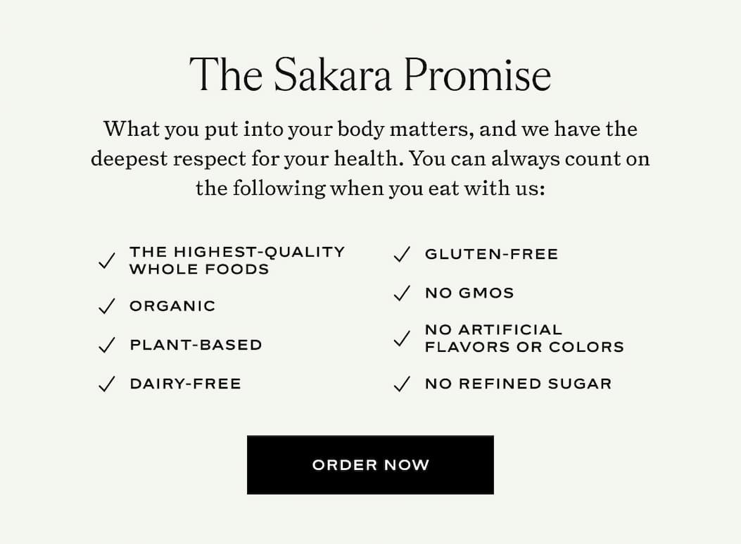 The Sakara Promise