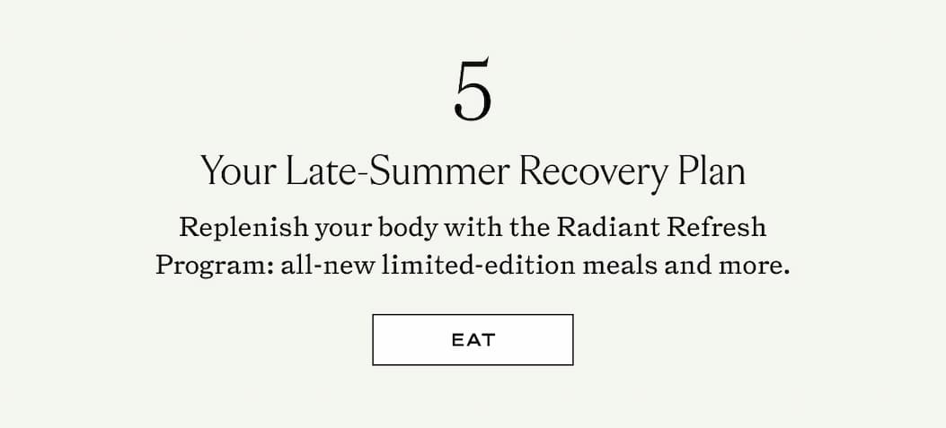 Your Late-Summer Recovery Plan