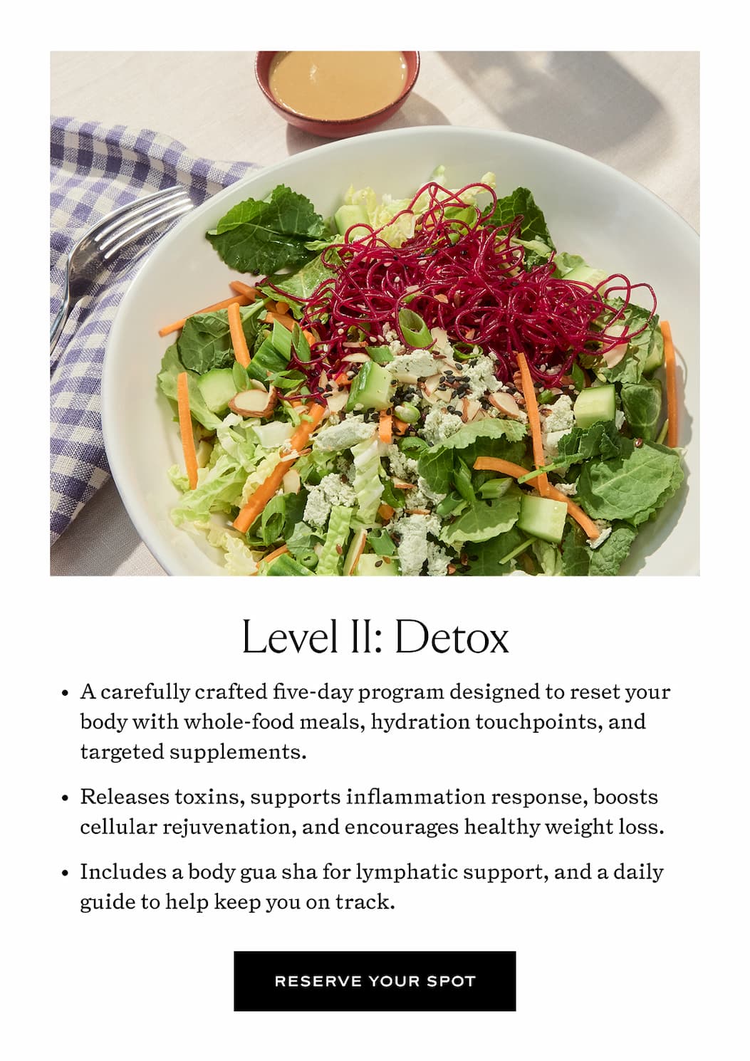 Level II: Detox