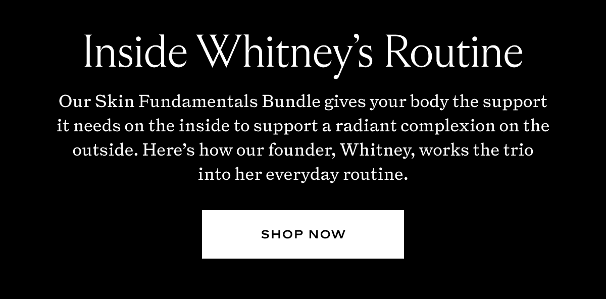 Inside Whitney's Routine