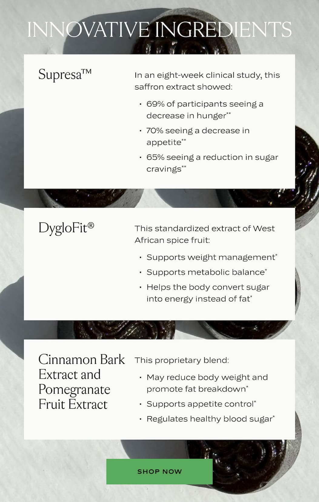 Innovative Ingredients