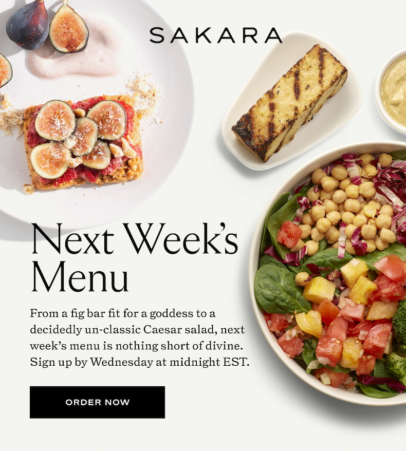 Next Week's Menu 