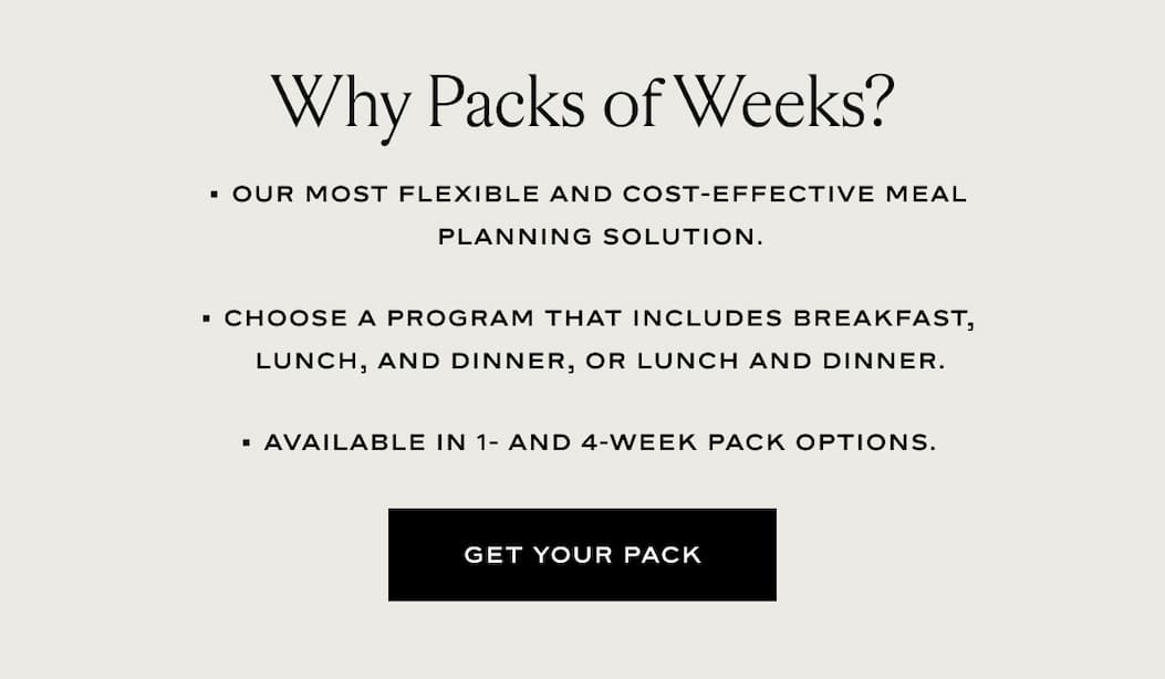 Why Packs of Weeks?