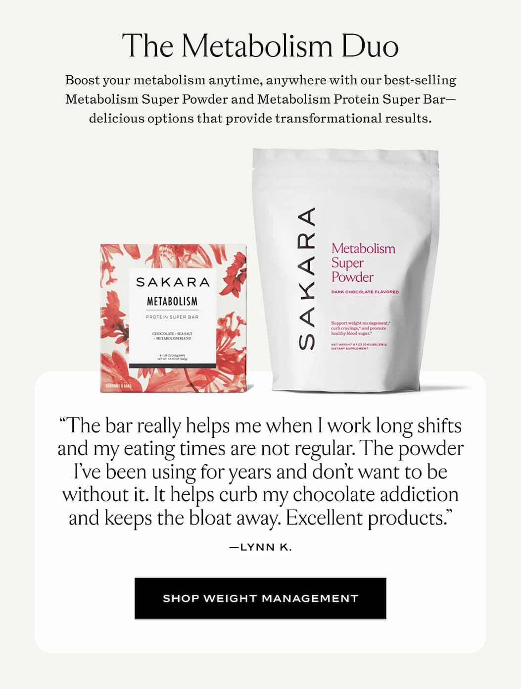 The Metabolism Duo