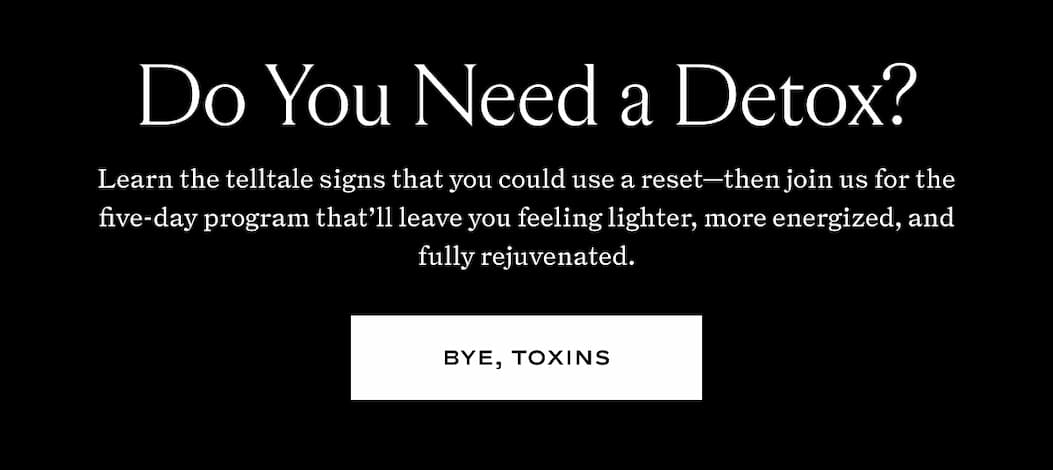Do You Need A Detox?