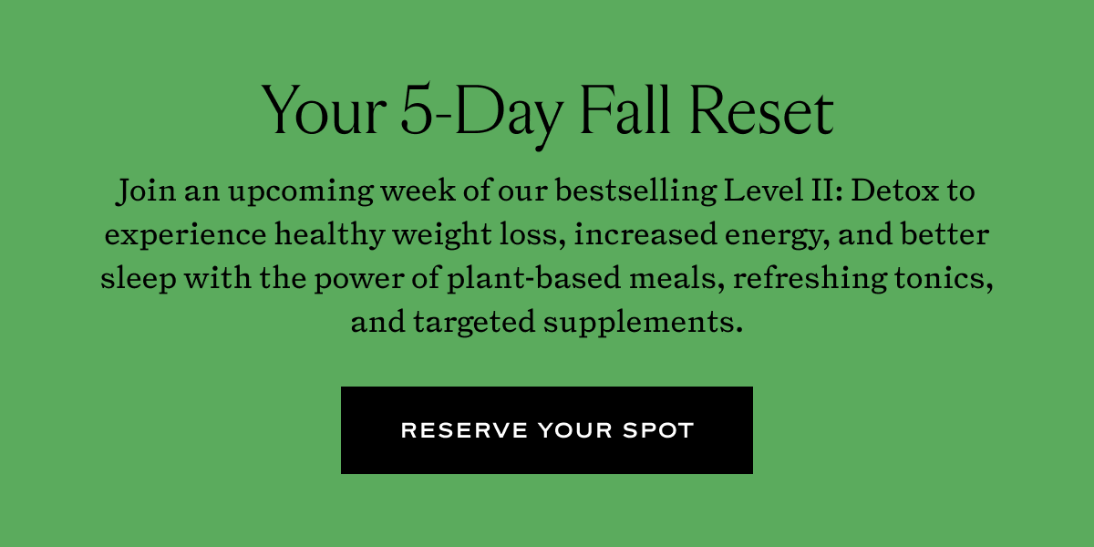 Your 5-Day Fall Reset