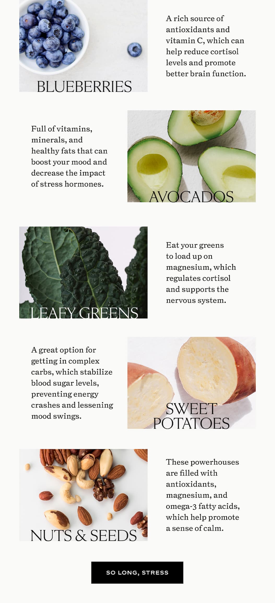 Foods to help fight stress