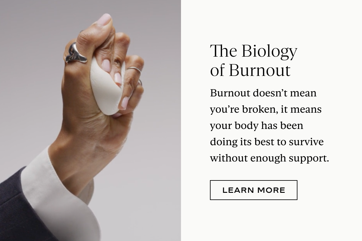 Burnout doesn’t mean you’re broken, it means your body has been doing its best to survive without enough support.