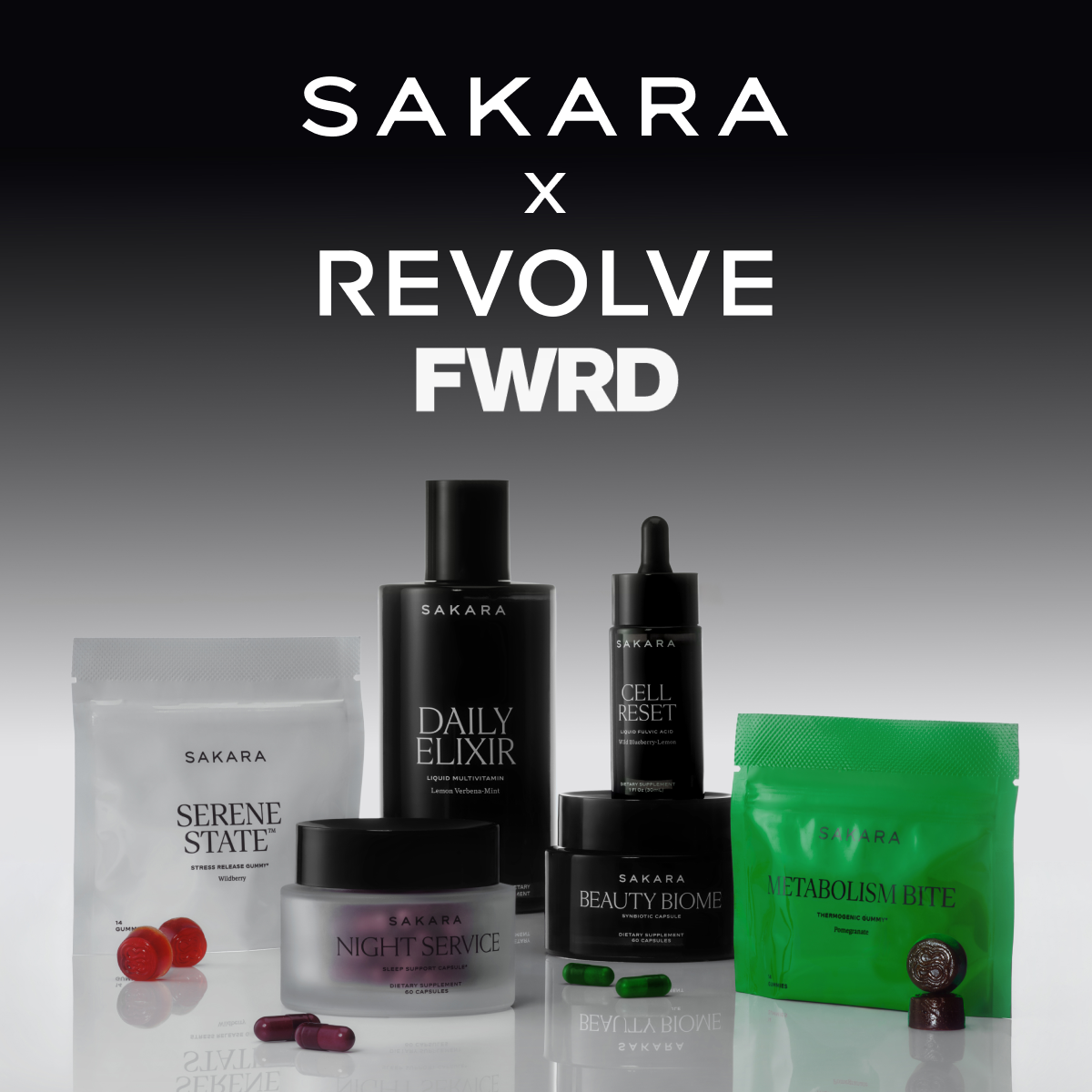 Sakara x Revolve and FWRD
