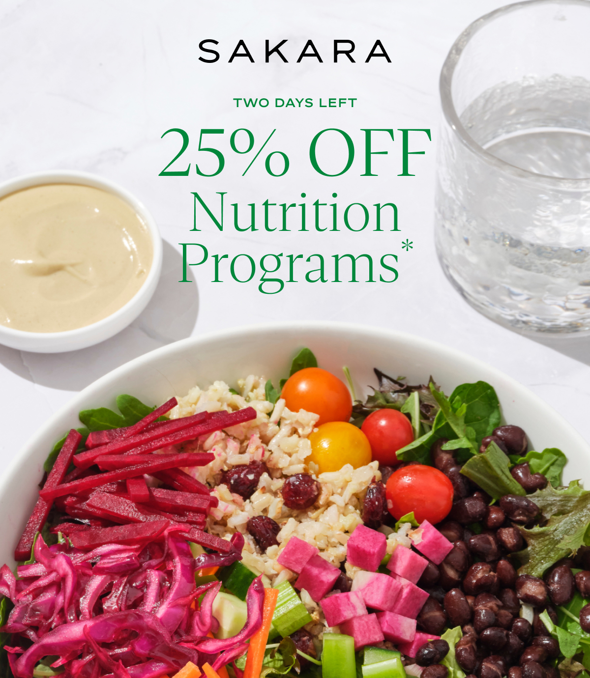 25% Off Nutrition Programs: Self care is always in season. Put yourself first and get nourishing, satisfying meals delivered to your door—plus, save 25%.* And yes, that includes our bestselling Level II: Detox program. Use code YOUFIRST at checkout.