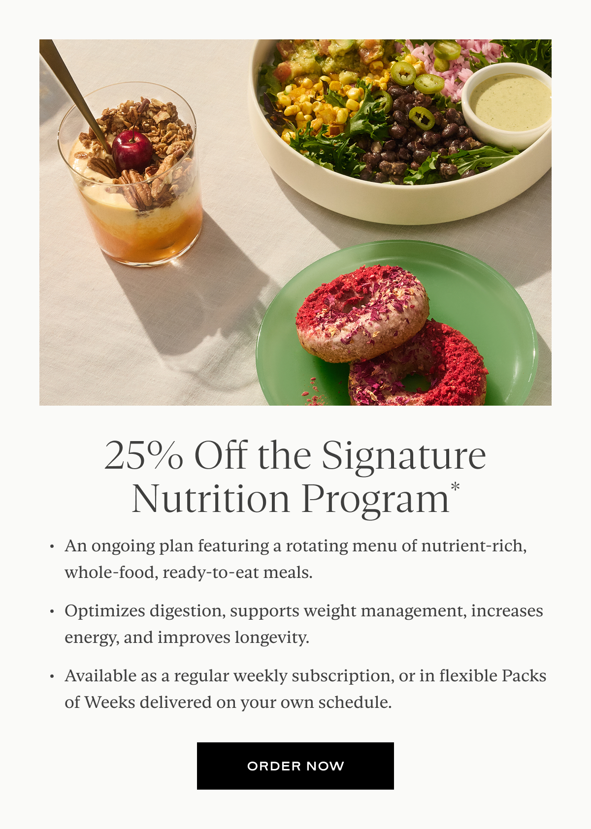 3 Days Only: 25% off All Nutrition Programs