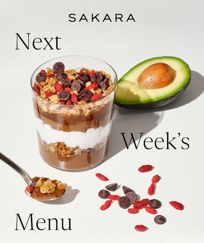 Sakara: Next Week's Menu