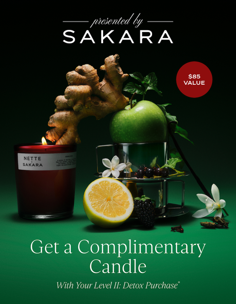 Presented by Sakara: Get a Complimentary Candle