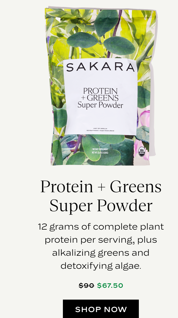Proteins + Greens Super Powder: 