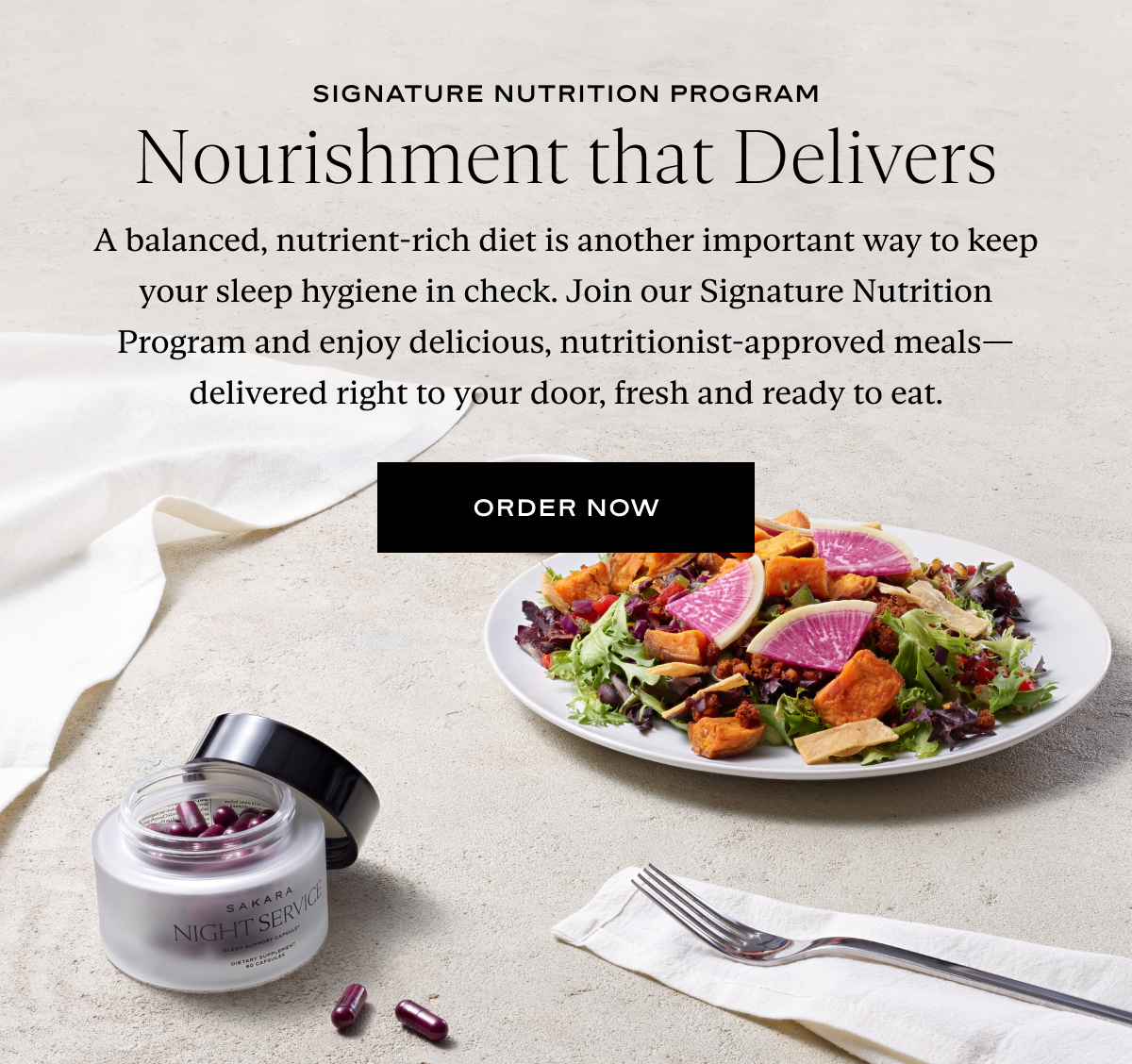 Signature Nutrition Program: Nourishment that Delivers