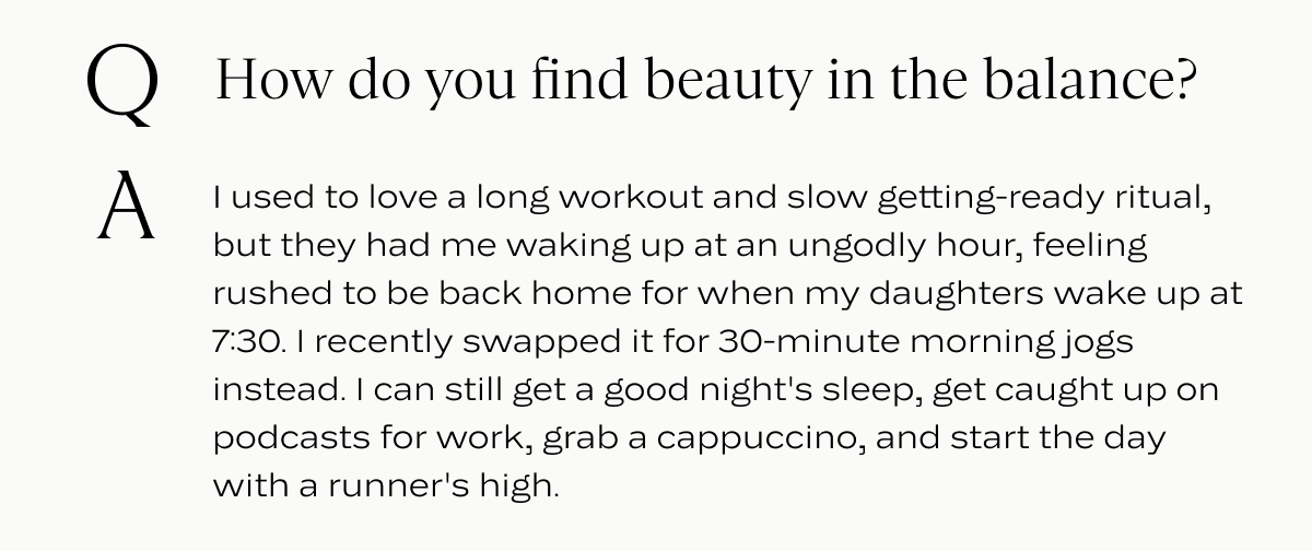How do you find beauty in the balance?