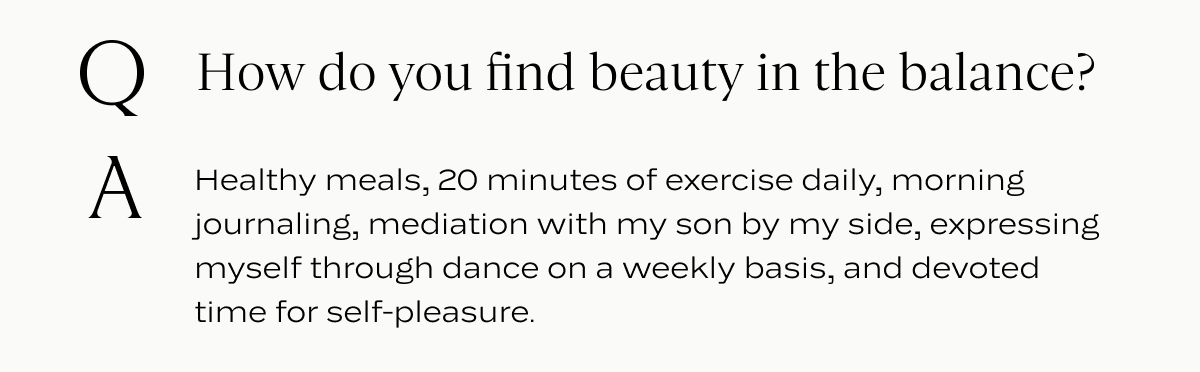 How do you find beauty in the balance?