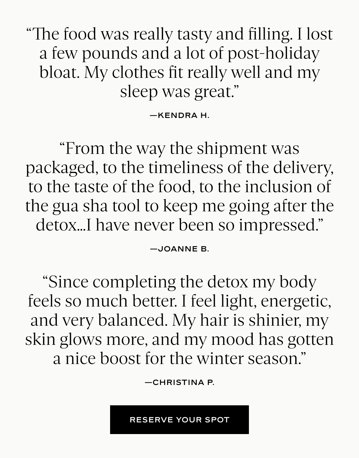 Testimonials 