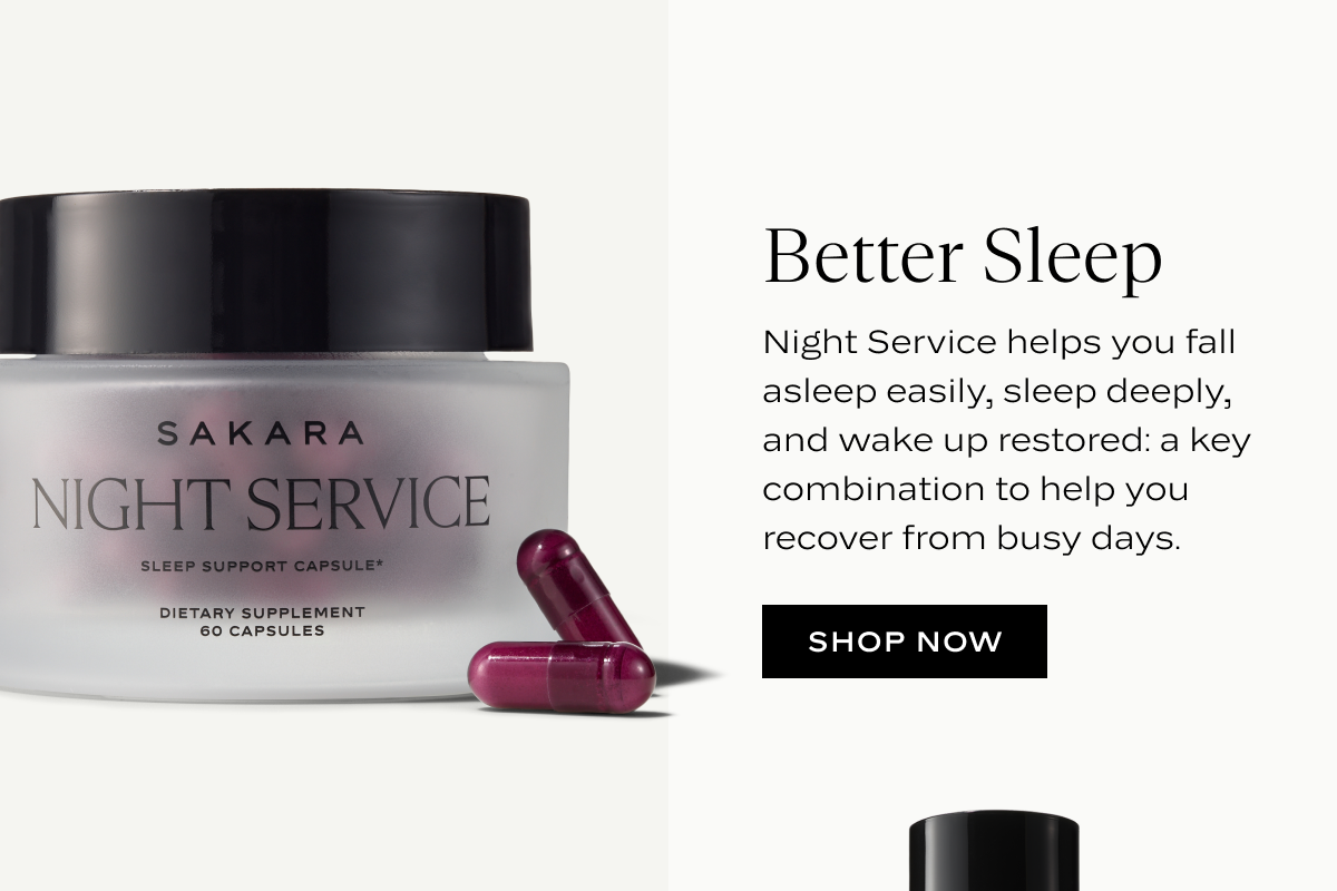 Better Sleep: Night Service helps you fall asleep easily, sleep deeply, and wake up restored: a key combination to help you recover from busy days.