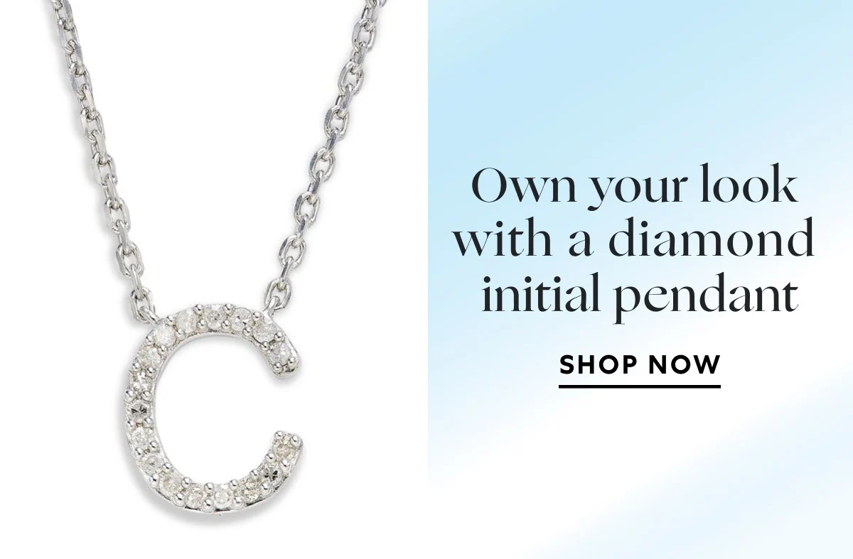 Shop Now - Diamond initial penday