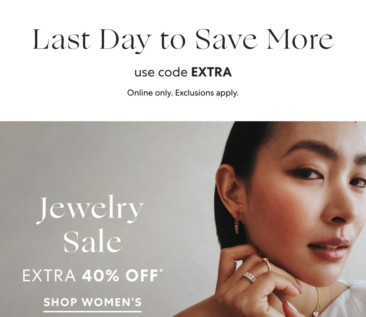 Last chance to shop major deals: Sunglasses and jewelry - Shop Women's Jewelry