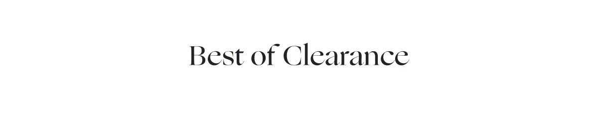 Best of Clearance
