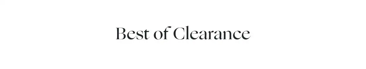 Best of Clearance