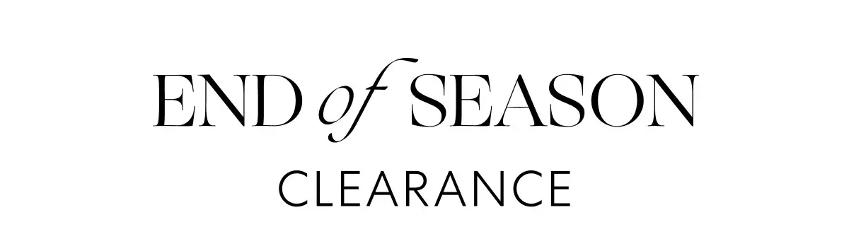 END OF SEASON is here: Up to 80% OFF clearance