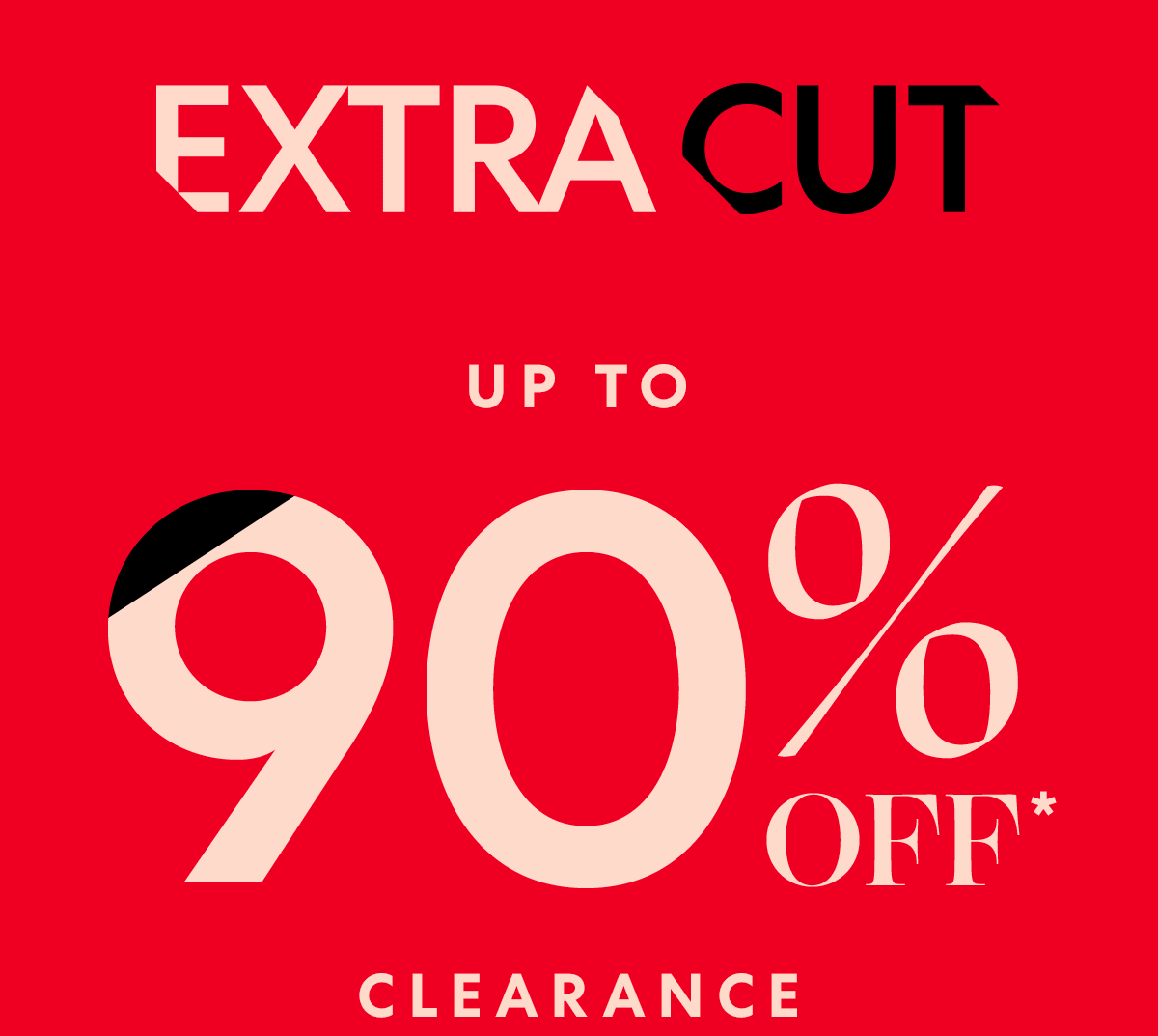 Extra Cut: Up to 90% - Image - Animation