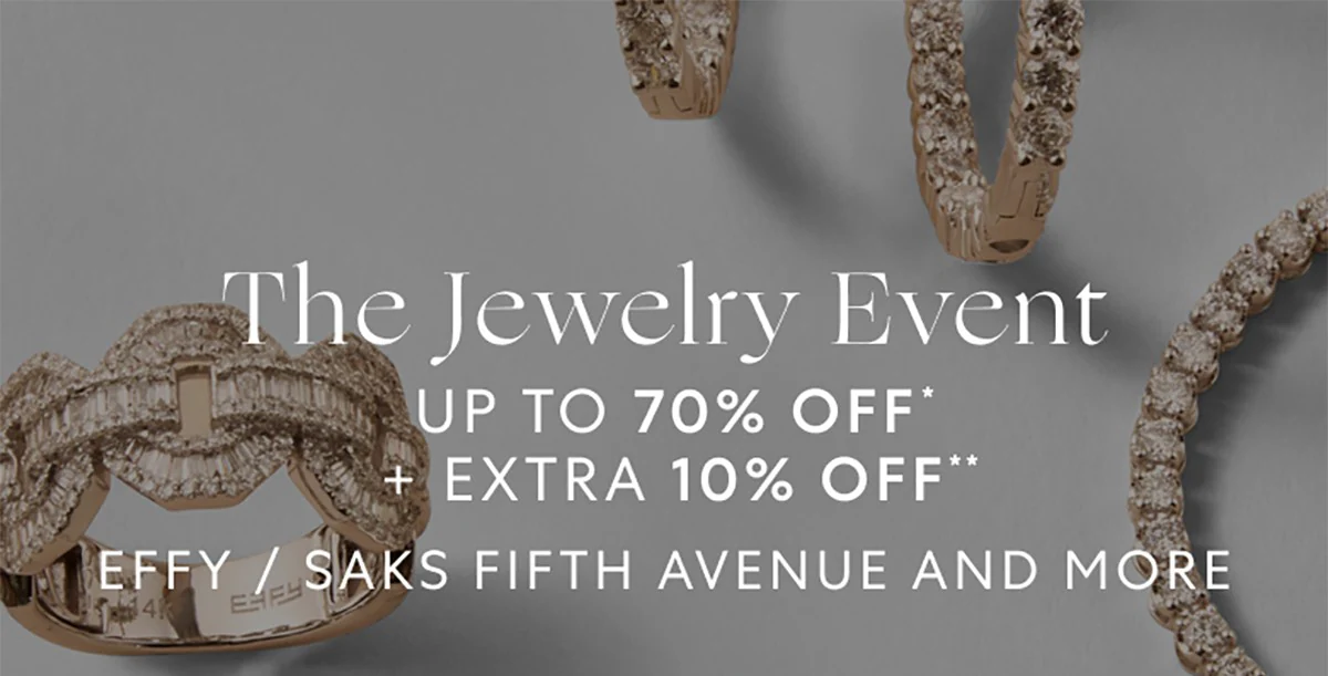 Jewelry Event Fave: Effy Extra 10% OFF