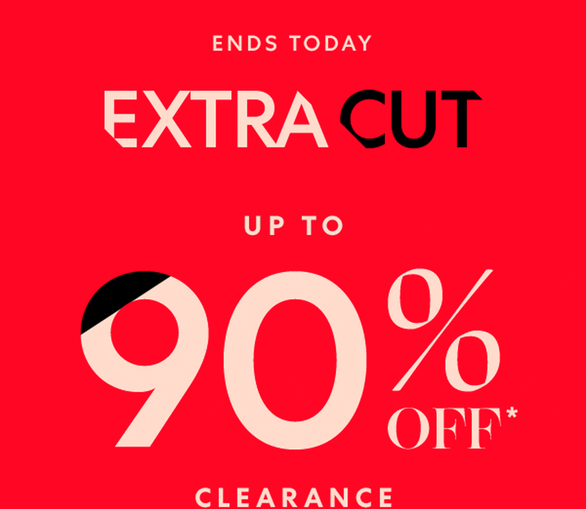 Extra Cut: Up to 85% - Image - Animation