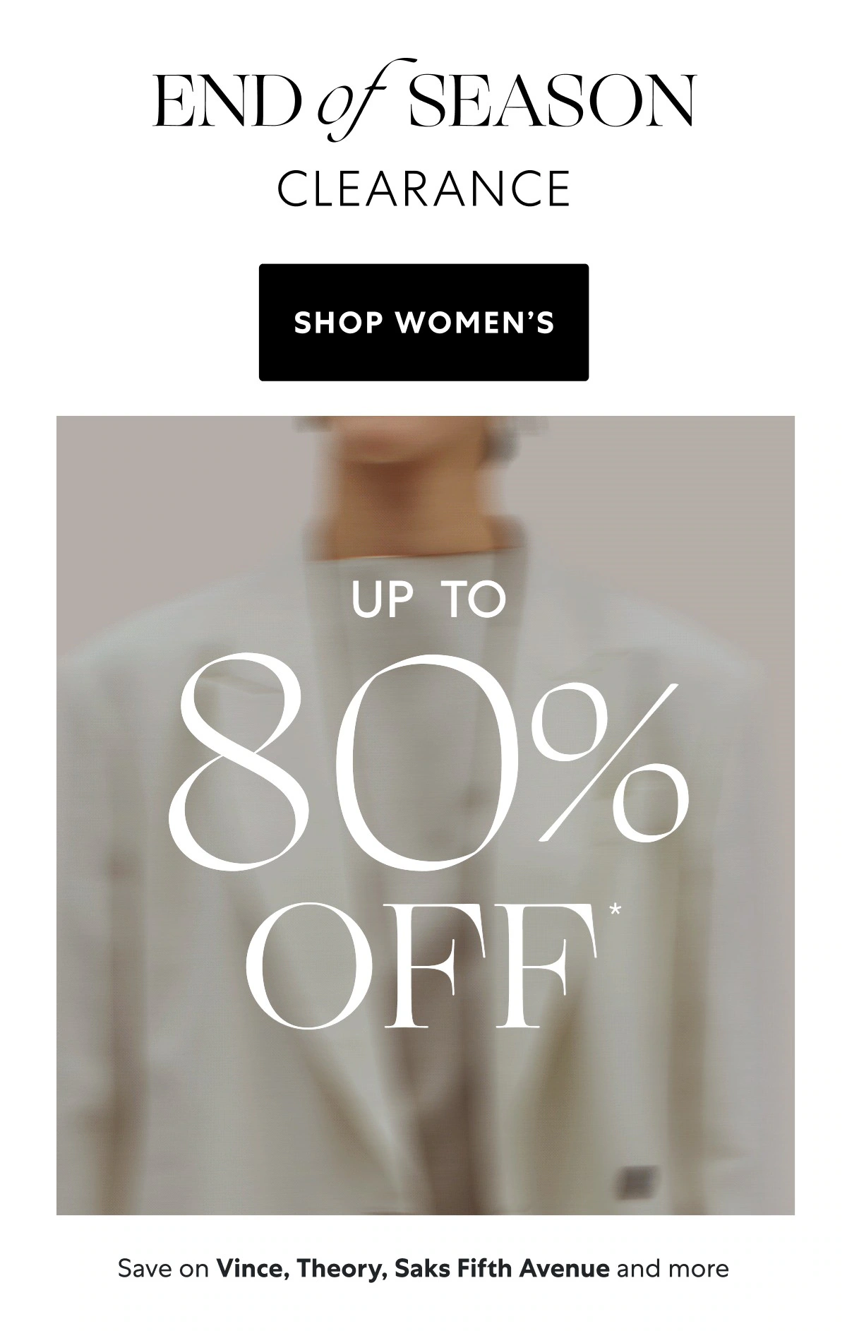 Have you shopped End of Season Clearance?